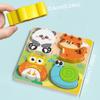 Cognitive 3D Animal Puzzles Toys 4-in-1 Shape Matching Game  Thinking Training