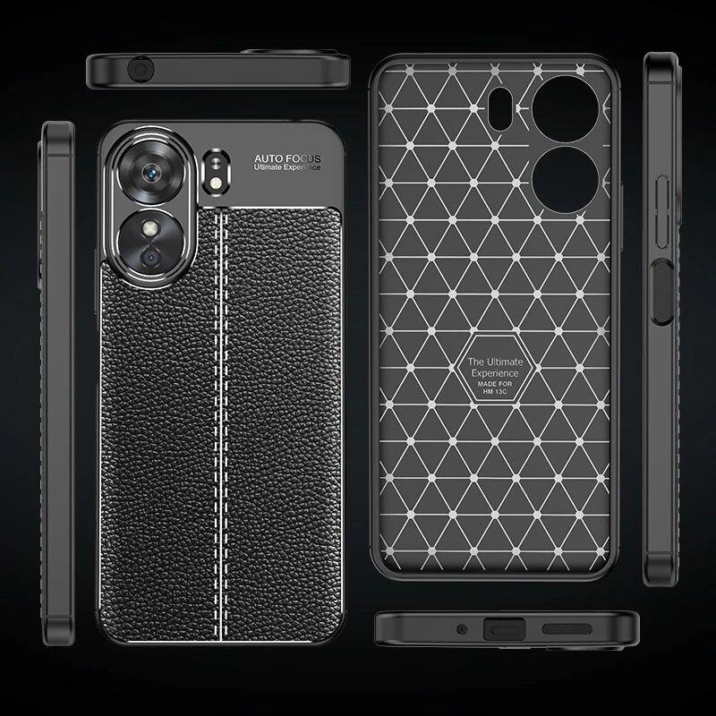 Pro Poco C65 Cover Cover Xiaomi Poco C65 Cover Capas New Shockproof Armor Phone Bumper Back TPU Soft Leather For Fundas Poco C65