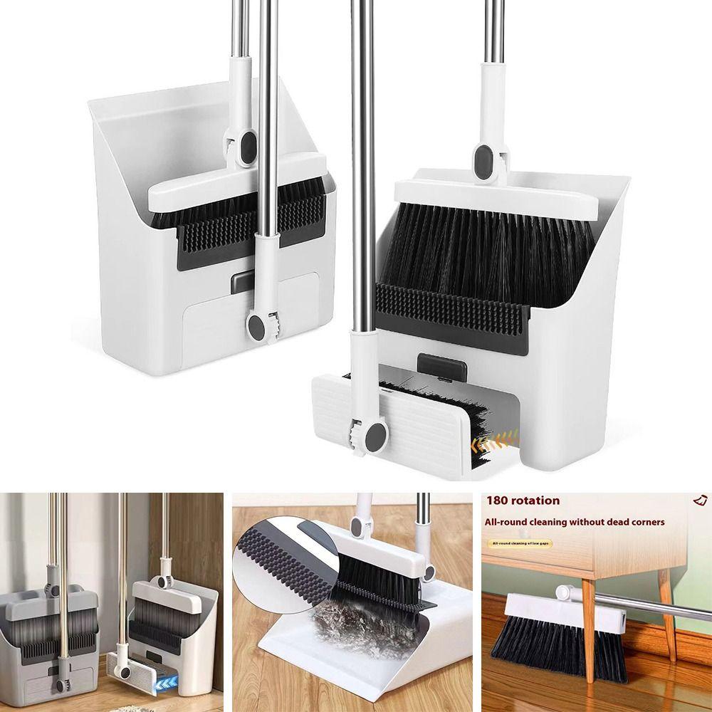 Foldable Cleaning Broom Set 3 In 1 Broom Shovel Broom Multifunctional Broom Dustpan Set Home Use