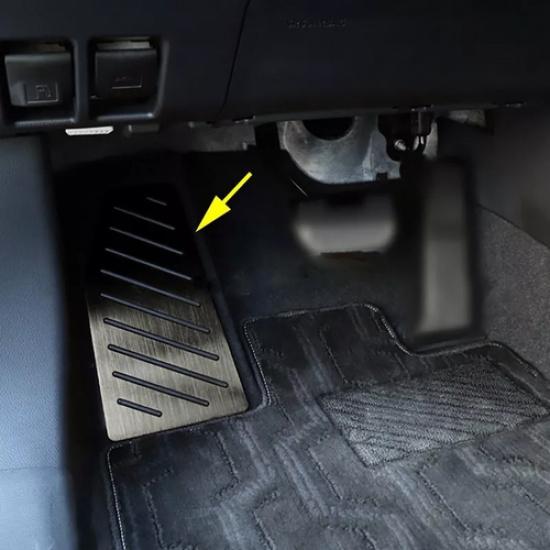 LHD Footrest Foot Rest Dead Pedal Cover For Lexus NX350h RX350 Toyota RAV4 Venza