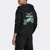 Adidas Originals Bodega Fzhood Logo Print Sport Hoodie Jacket Men Outerwear Black FP7701