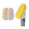 Utility Room Scrubbing Refills Replacement Sponge Head, High Density Non Scratch Pad, Scrubber Easy Push to Replace Durable Cleaning Tool for Kitchen
