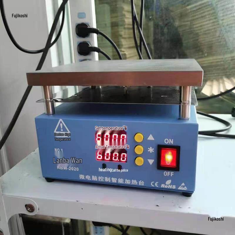 High-Temp 600° Electric Heating Plate with Digital Display for School Labs