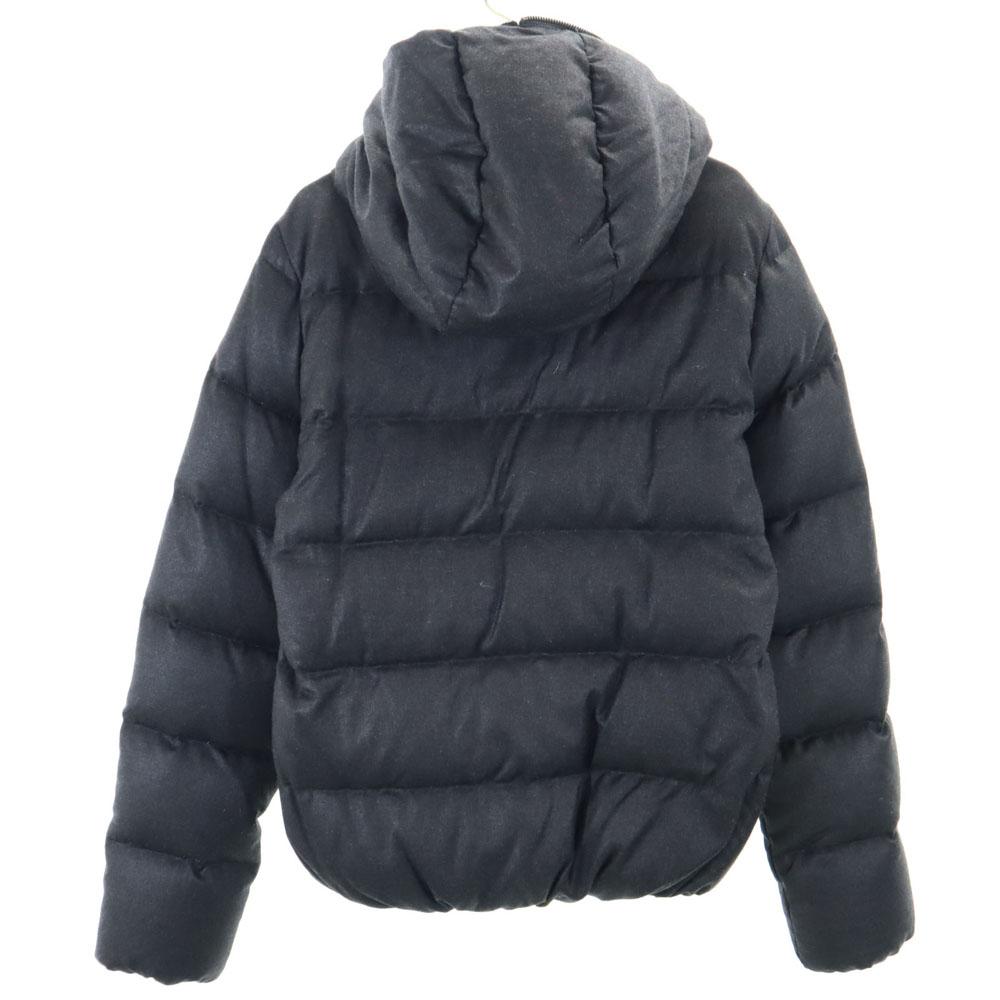 DUVETICA Long Sleeve Down Jacket 42 Gray Hood Women Used