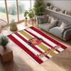 Sunderland FC Printed Crystal Velvet Rug Non‑Slip Crystal Velvet Carpet For Sofa Bedroom Indoor Home Decoration