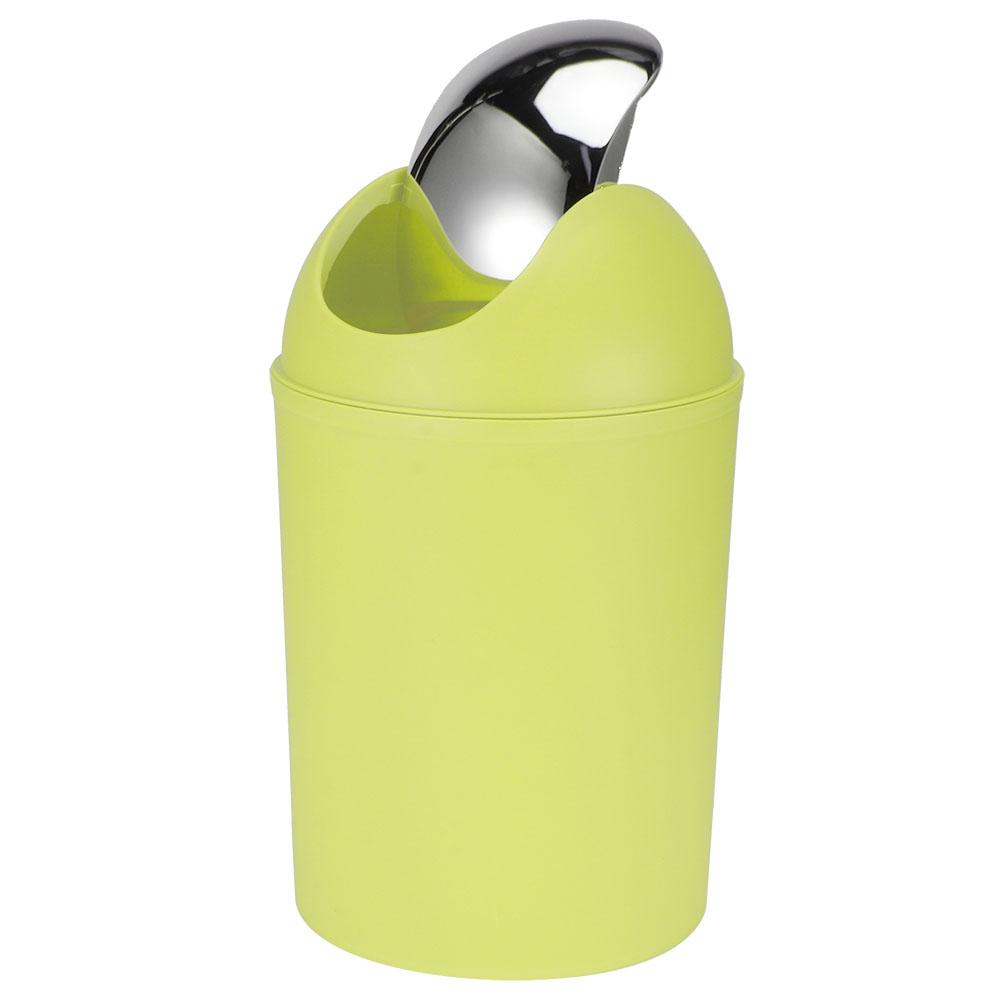 Lid Home Living Room Bedroom Desktop Bedside Plastic Trash Can Garbage Bin
