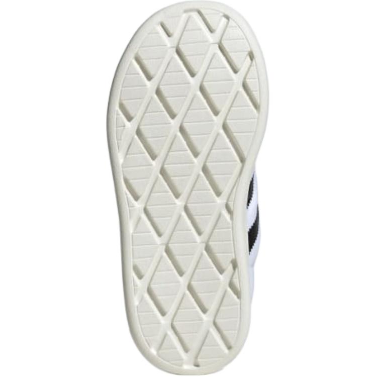 Adidas Originals Superstar Vielseitig Bequem Langlebig Low-Top Kinder Skateschuhe Kinder Sneaker Weiß IH0264