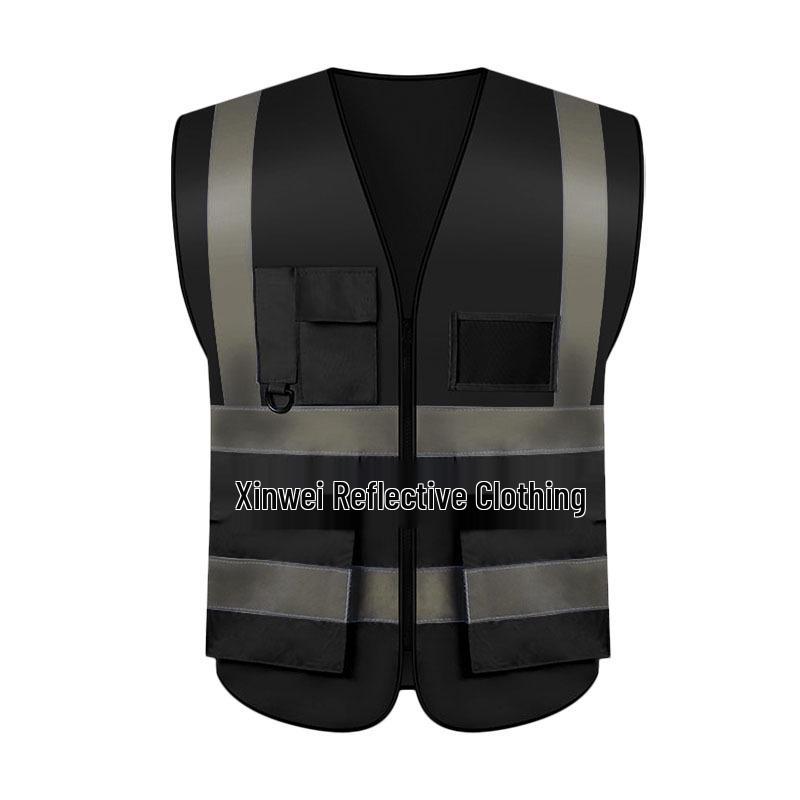 High-Visibility Reflective Safety Vest for Traffic and Construction Workers