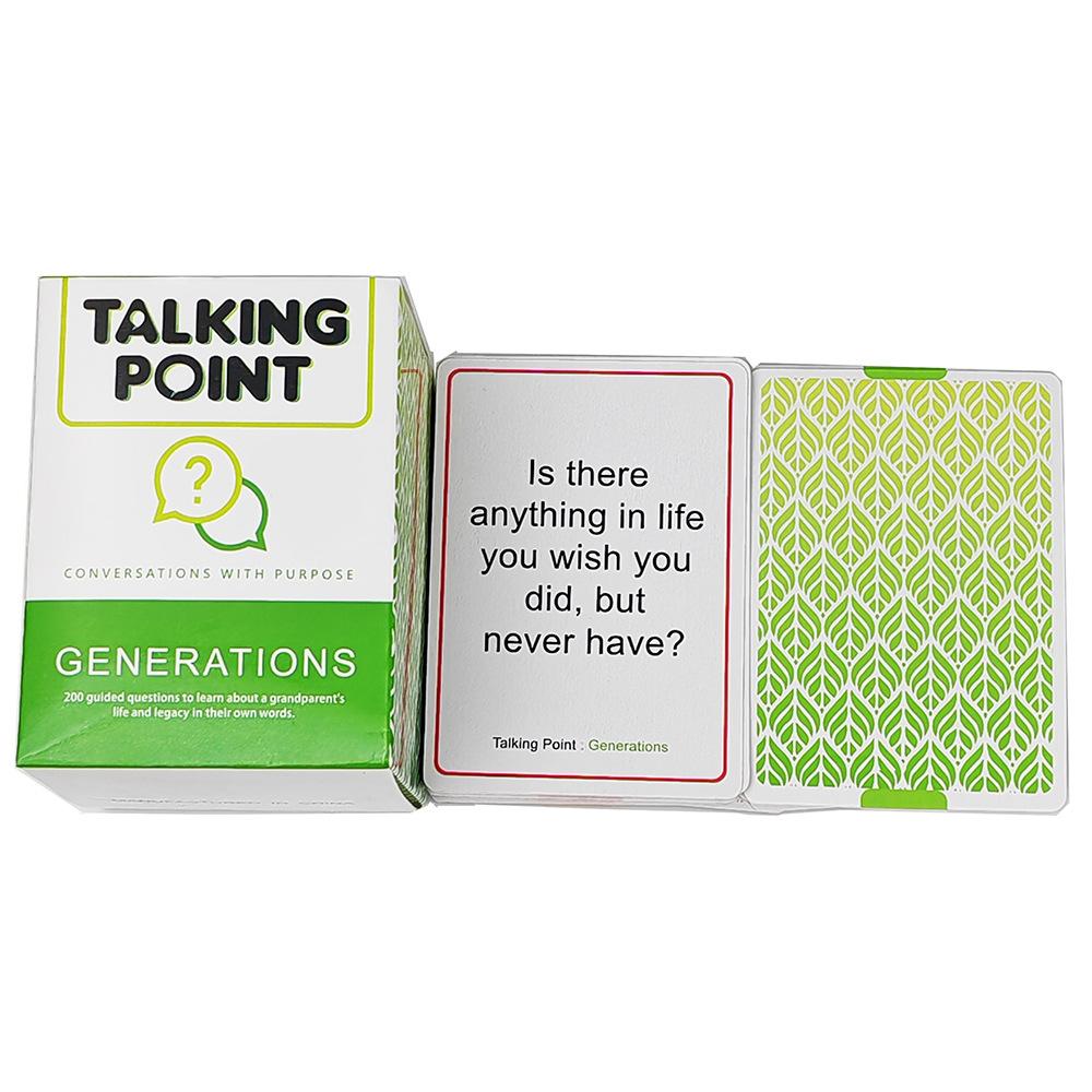 English Version Talking Point Series Romantic Dating Couple Game Challenge Q&A Intimate Game