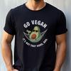 Vegan Avocado T-and Kids Tshirt, Funny Vegan Tee, Plant Based Gift Idea, Ethical Clothing