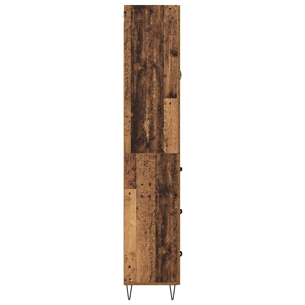 Highboard Reclaimed Wood 69.5 x 34 x 180 cm Particleboard