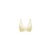ubras Sunlight Vanilla Lace Rabbit Ear Cup Large Breast Bra Wireless Brassiere