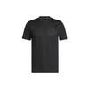 HIIT T-Shirts Herren Schwarz Rundhals Mäßig Gerader Schnitt IB9084
