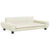 Children s Sofa Cream 100 x 54 x 33 cm Velvet