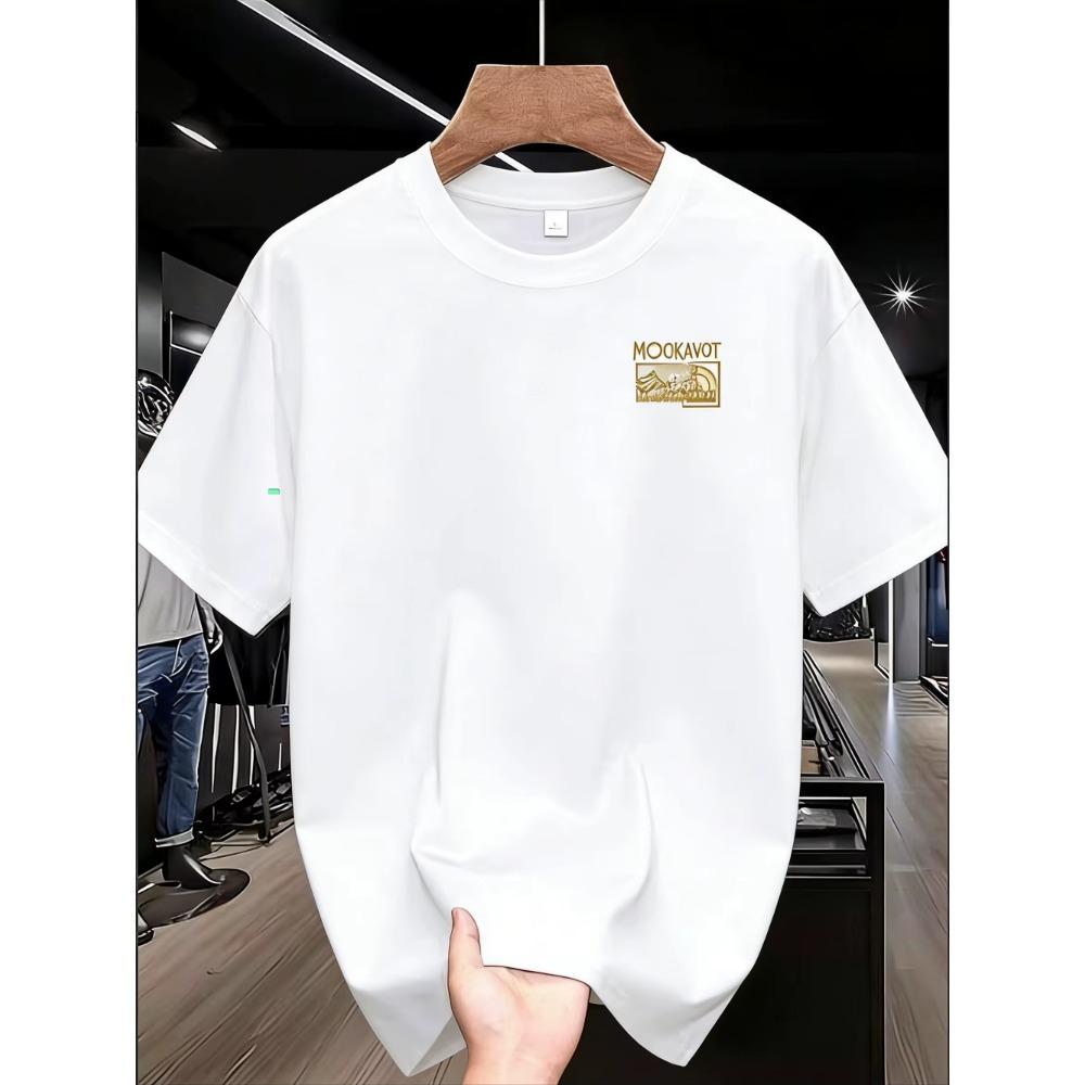 2026 Americanstyle Trendy Shortsleeved Tshirt Unisex Highend And Luxurious Roundneck Casual Oversized T Shirt Harajuku