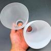 1Pcs E27 Plastic Lampshade Pp Circular Long Tube Conical Shape E14 Bulb Cover White Acrylic Lamp Shade For Diy Art Lighting