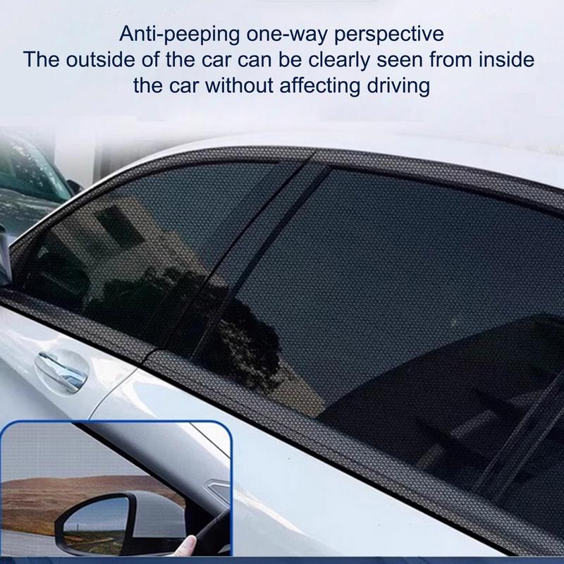 Fly Screen For Car Car Window Screen UV Protection Car Seat Sun Protection Breathable Mesh Translucent For Cars SUVs Anti-Sun