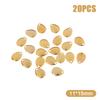 20Pcs Fishing Spinner Blades Metal Waterdrops Shape Spoons Plaice For Tackle Craft Bait Tool Lure Diy Hard Bait Accessories