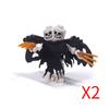 MOC Halloween Building Blocks Skeleton Army Knight Figures Flame Horse Medieval Vampire Furniture Assembly DIY Bricks Toys Gifts