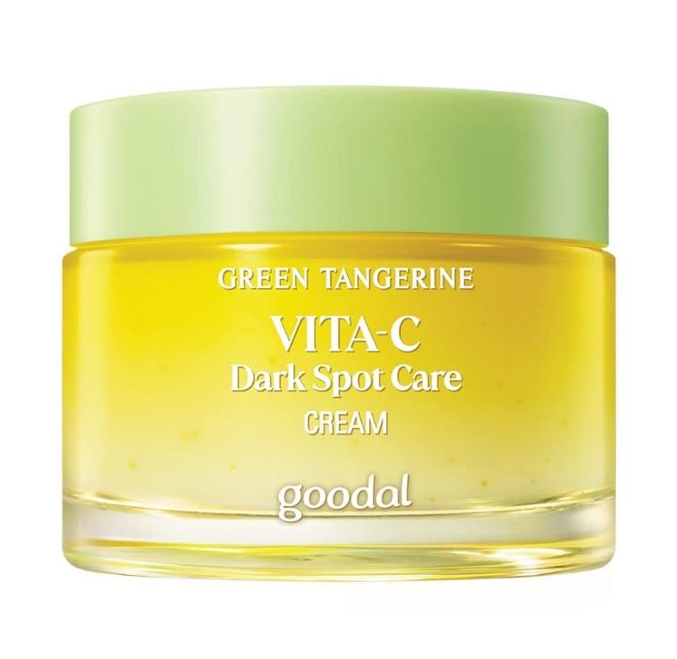 GOODAL Green Tangerine Vitamin C Cream 50ml – Vitamin C Cream with 5% Niacinamide | Fades Dark Spots, Boosts Radiance & Hydrates | Korean Skincare 50ml x 1ea кремовый