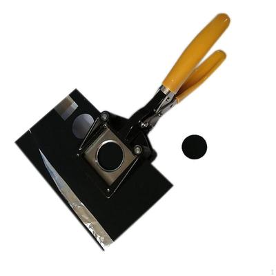 Handheld Pasfoto Snijder Snijgereedschap Heavy Duty Snel Matrijs Pons voor Ronde Kaarten