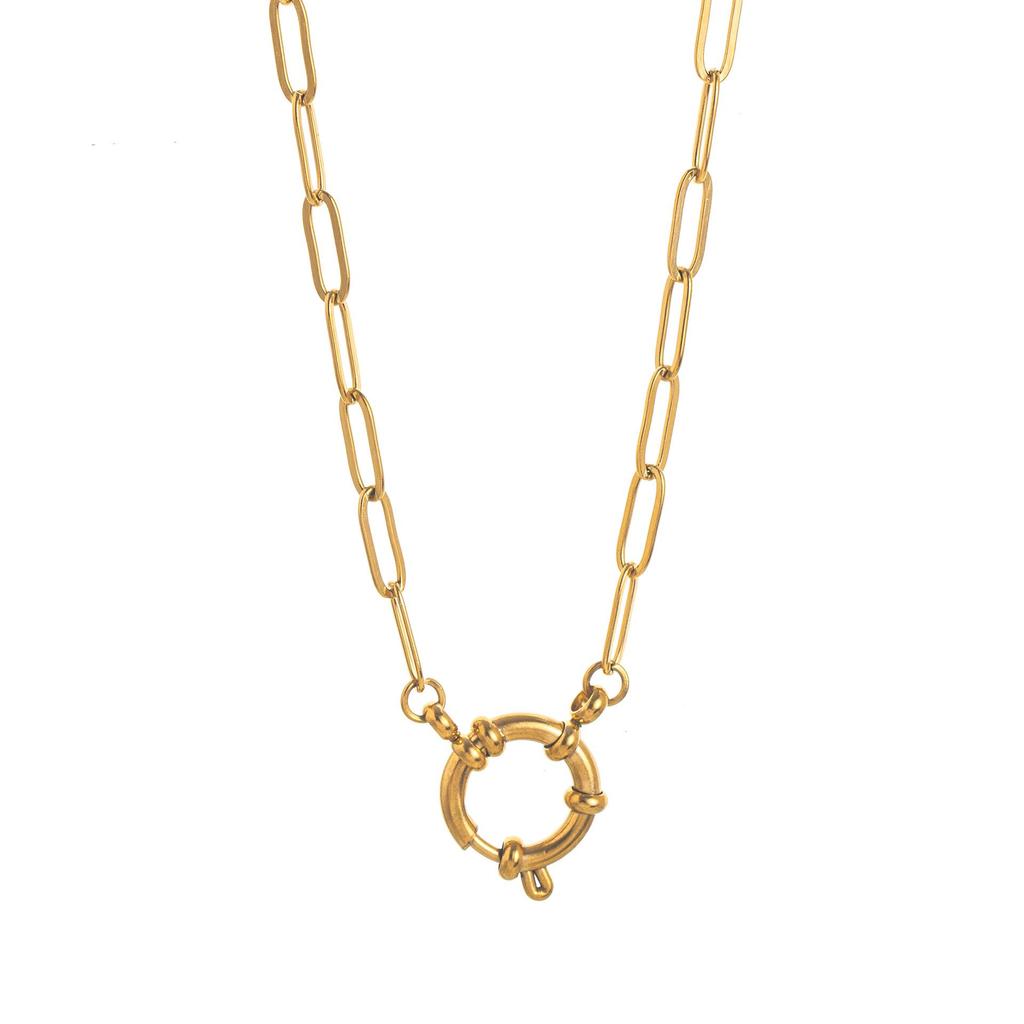 18K Gold Retention Stainless Steel Star Cloud Pendant DIY Accessory