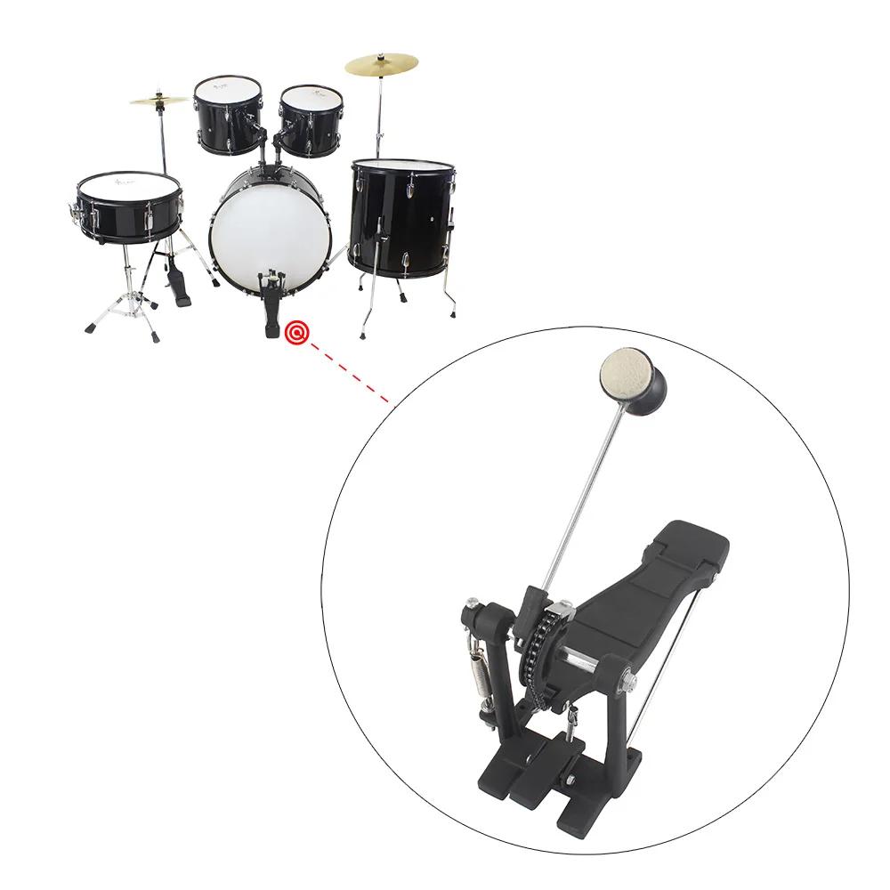 IRIN Bass Drum Pedal Stainless Steel Shaft Felt Head Beater Hammer Mallet Kick Percussion Instrument Accessory Parts Jazz Drum