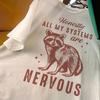 Nervous Raccoon Graphic Tee: Funny Unisex Humor Shirt and Kids Tshirt