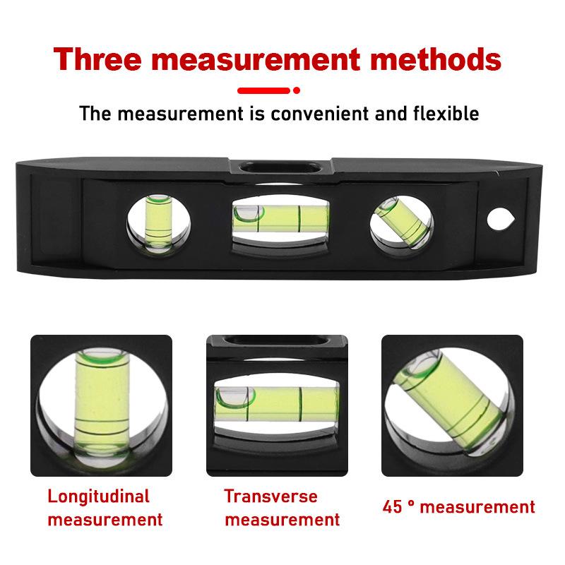 15.2 Cm Multi-Angle Magnetic Levels Portable Spirit Level Tool Measure Tool Machinery Leveller