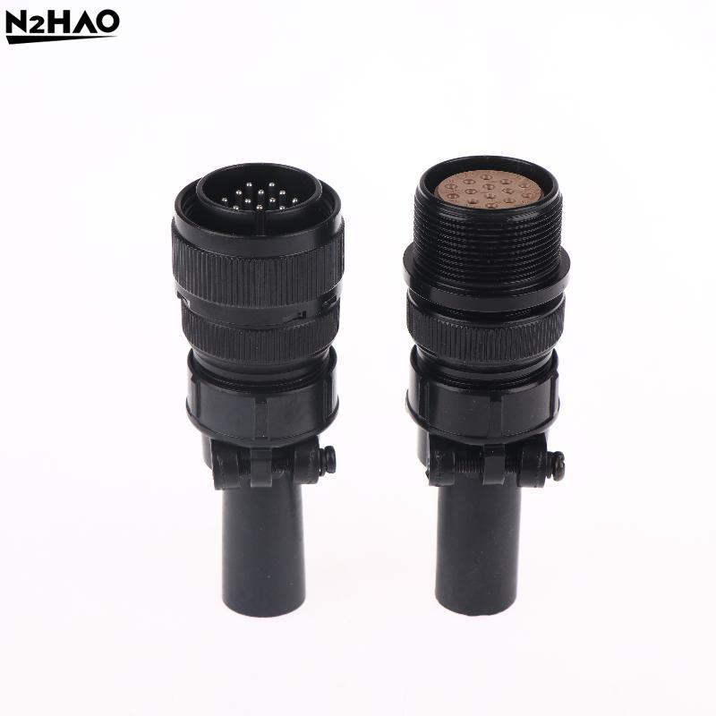 14 Pin Male/Female Metal Connector 136961 141162 For Miller TIG 1PC Welders Metal Construction And Remote Current Control