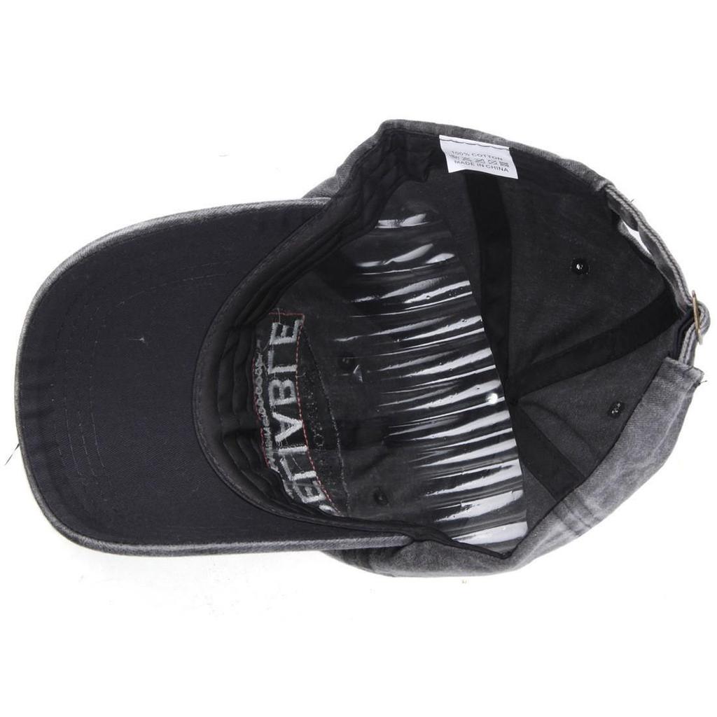 Men's Embroidered Washed Cotton Stitching Baseball Cap, Korean Style