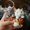 Cute Pet Car Air Freshener Animal Vent Clip, Lying Elephant Rhino Seal Dragon Holder, Interior Accessories for Women Dashboard Decor with Aroma