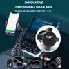 Support de téléphone de voiture amélioré à rotation 360°: Support Anti-Secousse pour Navigation & Streaming en Direct