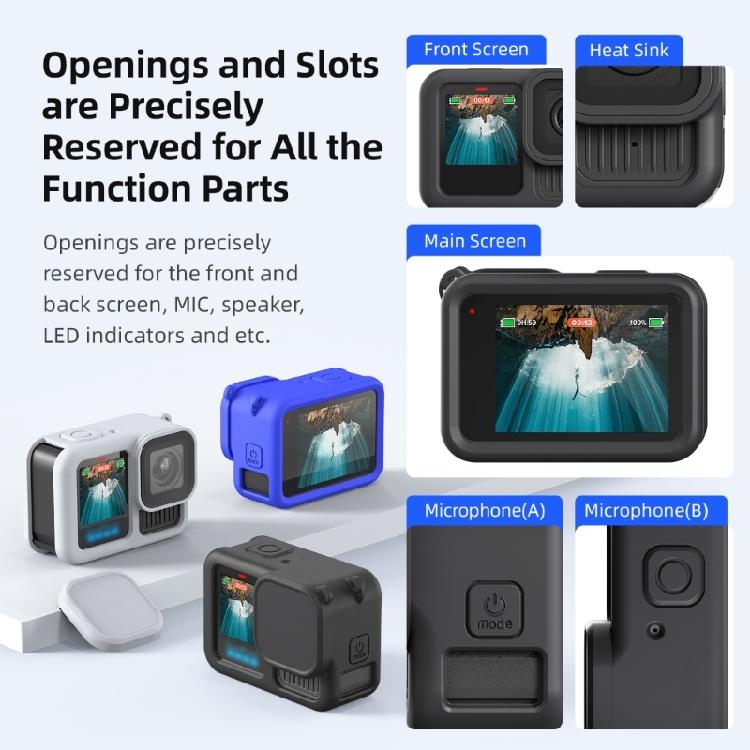 Essential Silicone Protectors Set For Camera Camera Silicone Case, Lens Cover And Screen Protectors