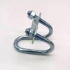 10Pcs Cross Pipe Clamp Double U-shaped Screw Bolt Horizontal Vertical Connector Stainless Steel Pipe Connector Fixator