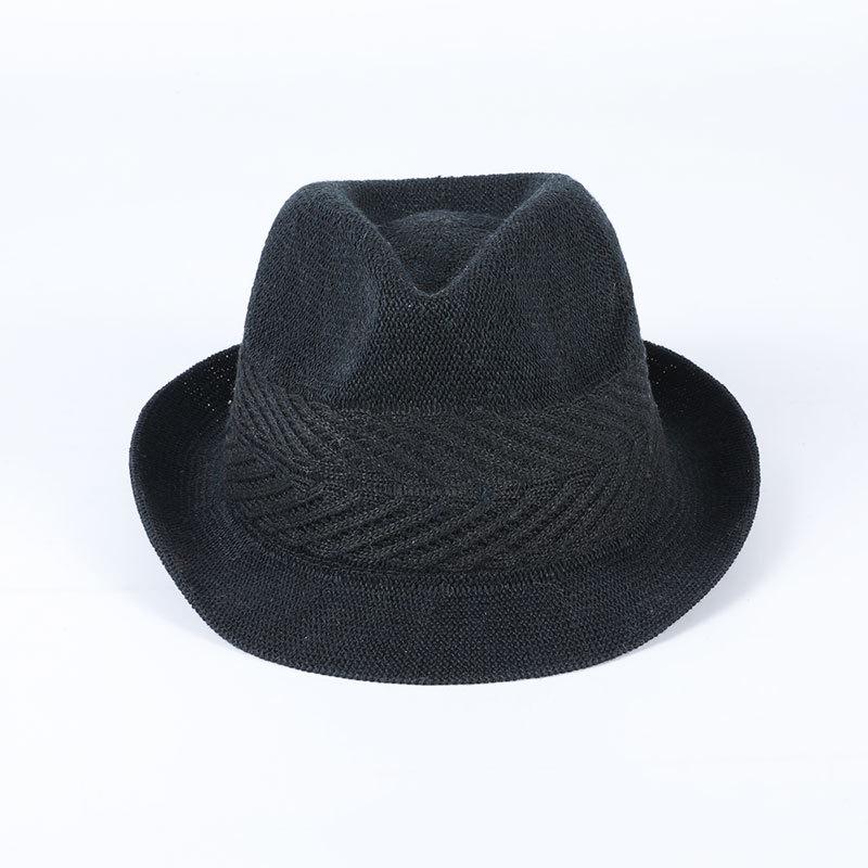Spring and Summer Woven Jazz Hat, Literary Sunscreen Hat, Female British Retro Top Hat, Jazz Hat