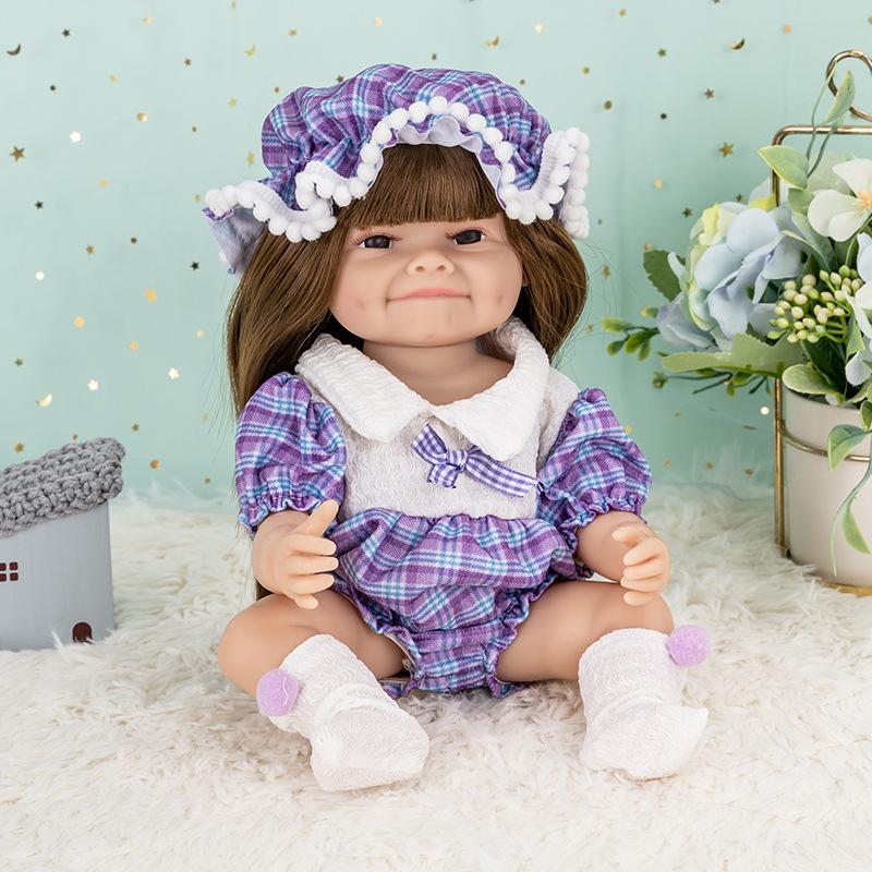 30cm Reborn Doll Simulation Comfort Baby Doll Vinyl Soft Rubber Doll