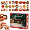 Feiertags-Countdown-Geschenk Weihnachten Quetsch-Adventskalender 2026, 24 Tage Knödel-Fidget-Spielzeug Mini-Kalender, Weiche sensorische Stressbewältigung für Erwachsene,