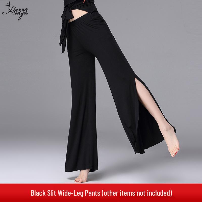 2025 Damskie Luźne Drapowane Modalne Szerokie Spodnie do Tańca i Jogi