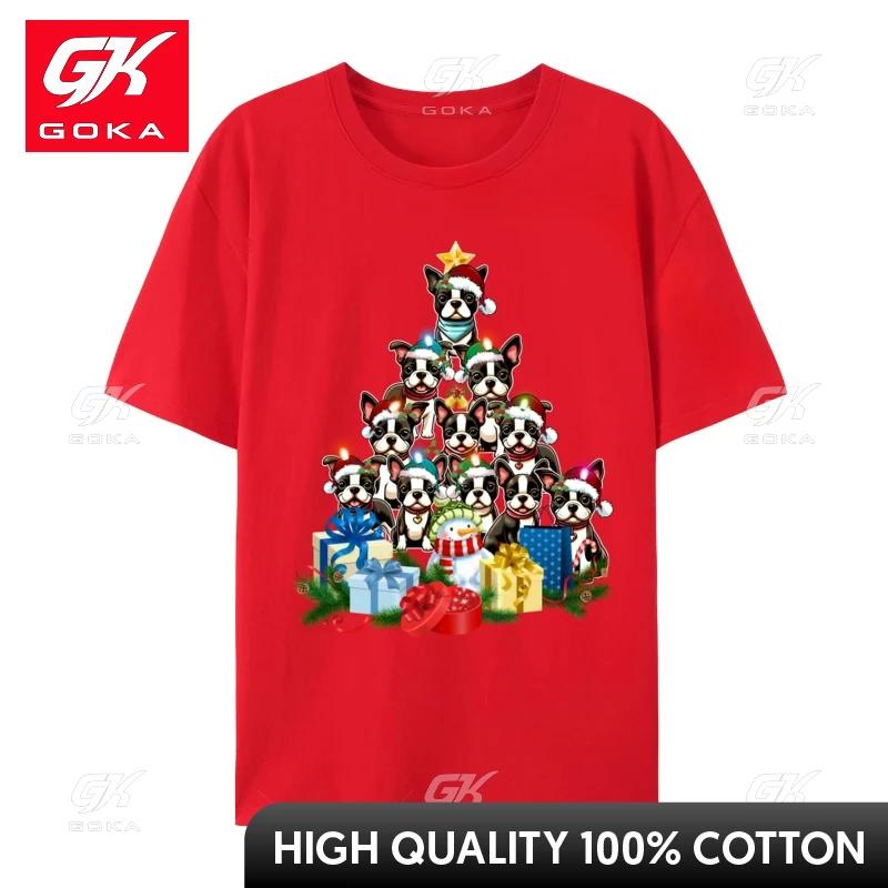 Cute Dog Christmas Pajama Golden Retriever Dog Xmas Lights TShirt Tops Tees Funny TShirt Designer Cotton S
