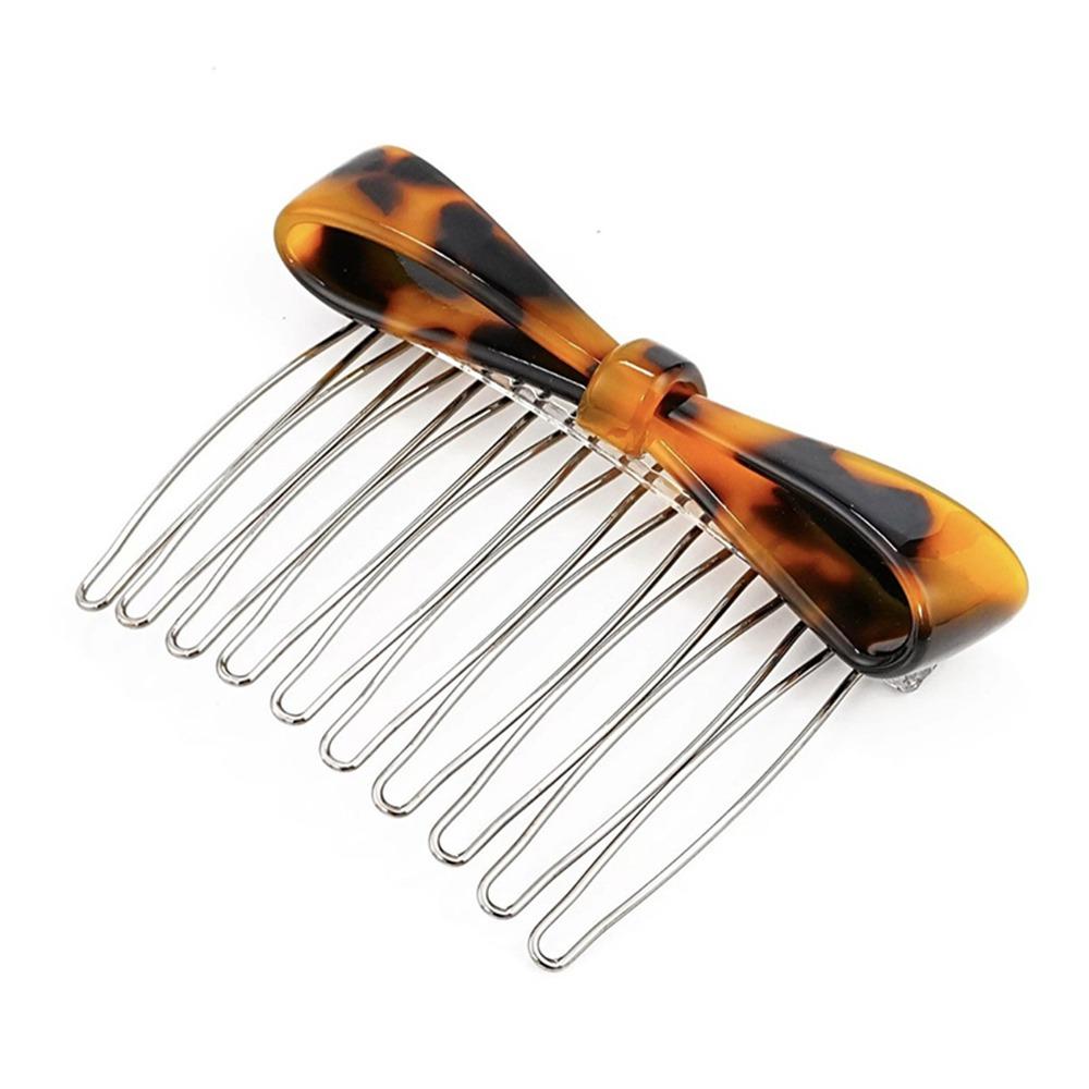

10 Teeth Hair Combs Bowknot Hair Grips Hair Accessories Hairpins Side Clip 01