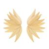 High Quality 2026 Exaggerated Leaf Splicing Earrings, Retro Alloy Leaf Temperament Fashionable Geometric Earrings Women