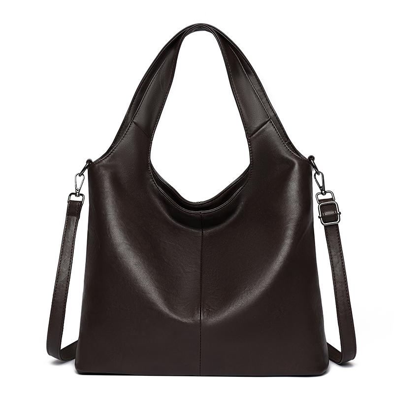 Vintage Women's Tote Bag Large Capacity Shoulder Crossbody Bag Commuter Underarm Bag