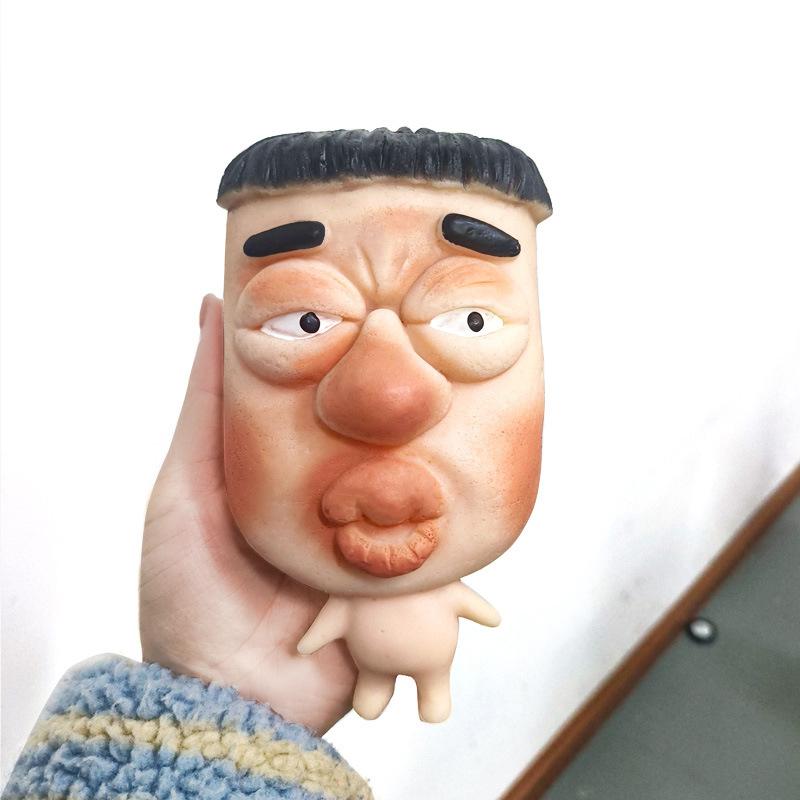 

Big Mouth Decompression Mask Doll Slow Rebound Squeezing Funny Little Toy Party Creative Gift Holiday Souvenir Soft Rubber