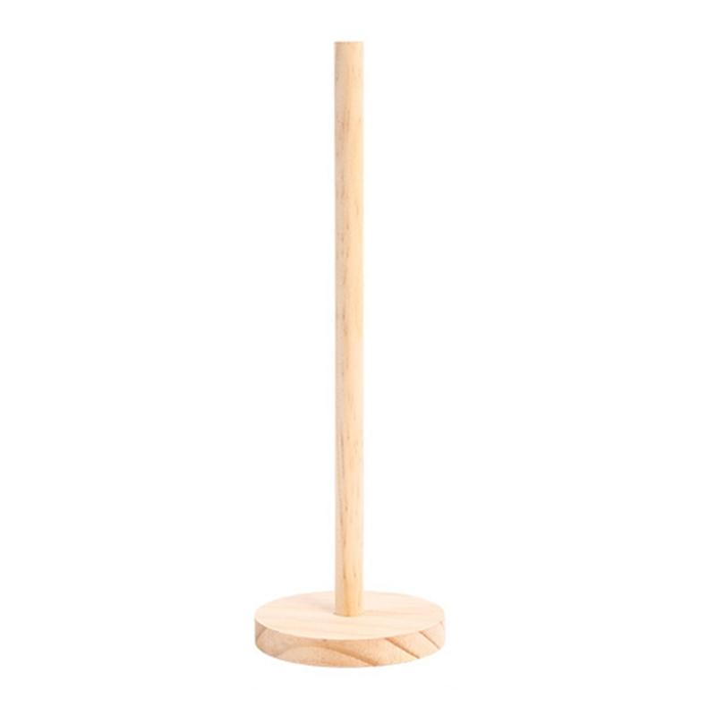 

Большой деревянный держатель для браслетов, стойка для хранения скранчи и резинок для волос, подставка для демонстрации аксессуаров для волос для салона или домашнего использования M