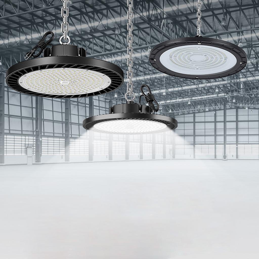 100w LED High Bay Light 6000 6500K Commercial Bay Lighting for Garage Barn Workshop Warehouse Residential