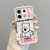 KEYSION Cartoon Niedlich Plüsch Stickerei Hülle für Xiaomi POCO X6 mit Lanyard Silikon Stoßfest Handyhülle für Redmi Note 13 Pro 5G