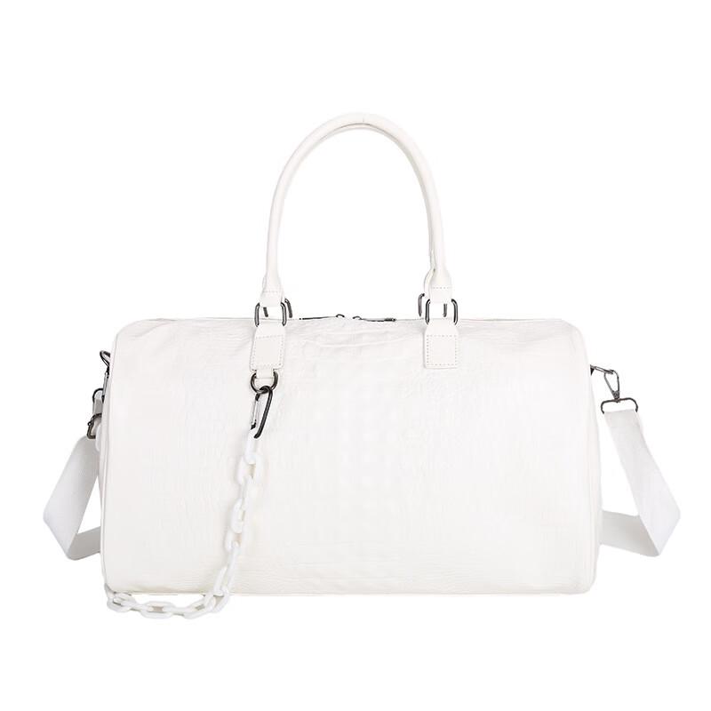 Li Shen Crocodile Pattern PU Leather Waterproof Travel Bag