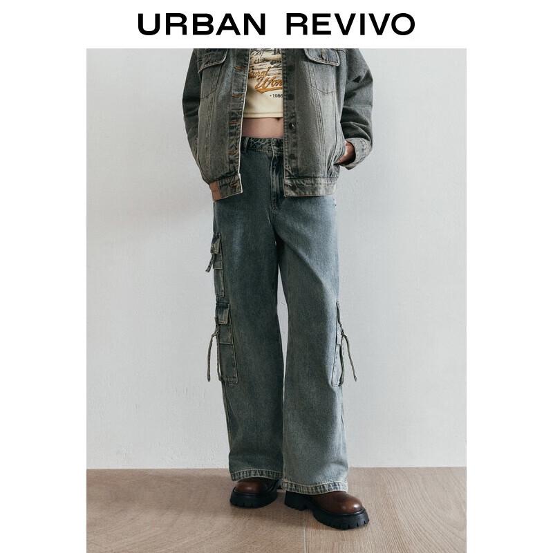 

Женские джинсы из состаренного выстиранного денима 28