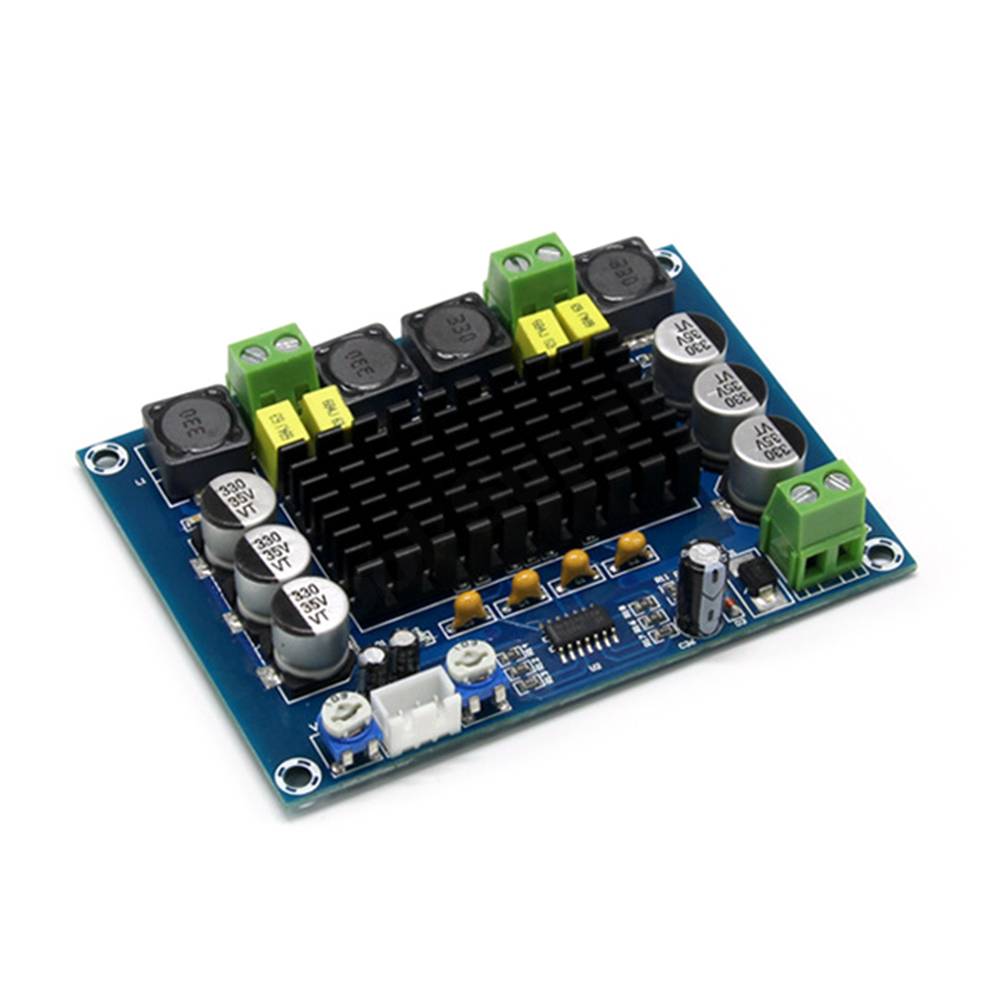TPA3116 D2 DC 12V 24V 120W*2 Digital Audio High Power Amplifier Board Dual-channel Stereo High Power Subwoofer Board Kit XH-M543